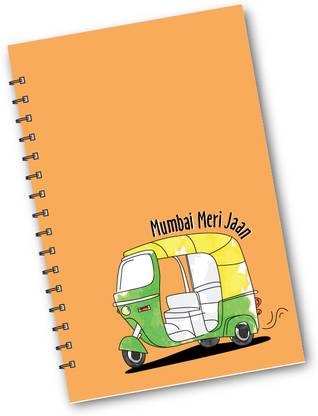 Desi Feriwala Mumbai A5 Notebook Unruled 100 Pages
