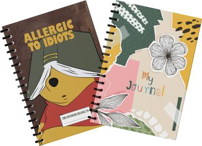 Inkraft Aesthetic diary with positive and motivational quote - Never Give up Diary A5 Diary Ruled 150 Pages