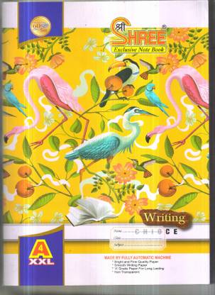 SHREE A4 SIZE FAIR NOTE BOOK SINGLE LINE A4 Notebook SINGLE RULE 364 Pages