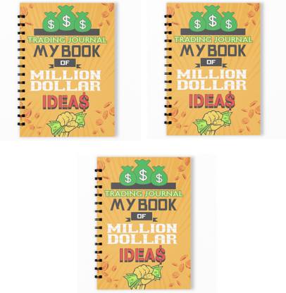 RINKON Stockmarket Trading Journal Notebook Day Trade Record Trader Tradingsetup A4 Notebook RULLED 120 Pages