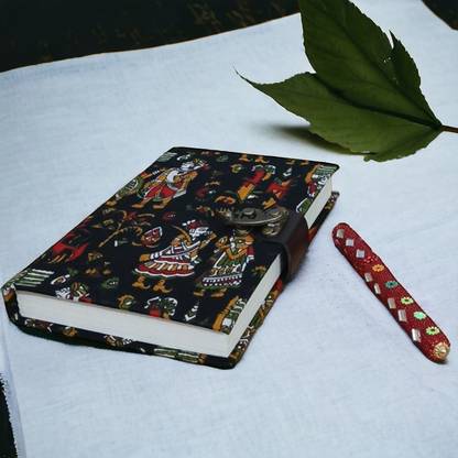 Afsoon Handmade Unique Customized Crafted Diary Personalized Premium Luxury Note book A7 Diary Unruled 100 Pages