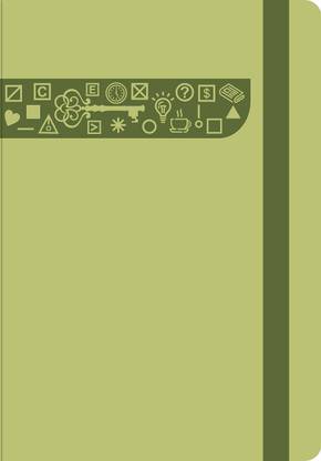 matrikas Signature Elite - Blank Diary Dotted pages with stickers for creative writing A5 Diary Ruled 100 Pages