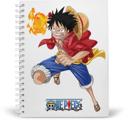 PurpleBees ONE PIECE LUFFY ANIME A5 Diary Unruled 160 Pages