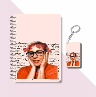 craft maniacs LADY GAGA 2023 NOTEBOOK COLLECTION A5 Notebook RULED 160 Pages
