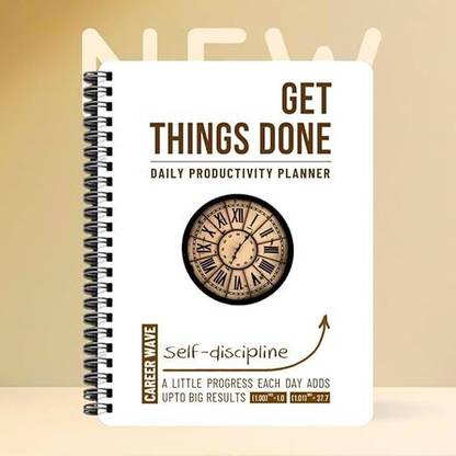 CAREER WAVE Daily Planner A5 Planner/Organizer Ruled 180 Pages