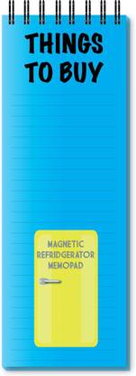 Nourish Things To Buy Magnetic Refrigerator Regular Memo Pad Ruled 50 Pages