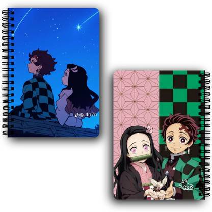 Goku Ki Dukan Demon Slayer Anime Notebook A5 Diary Unruled 140 Pages