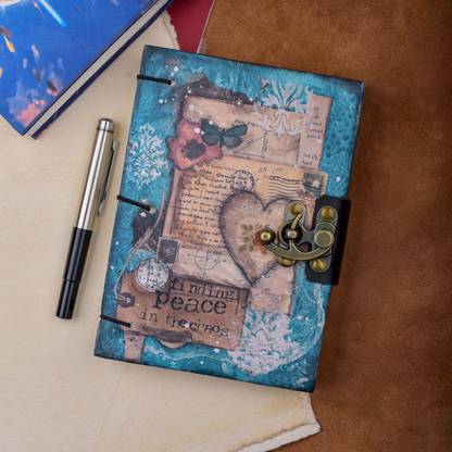 NIZAM HANDCRAFT HANDMADE DIARY A5 Diary UNRULED 200 Pages