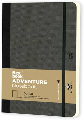 Flexbook Adventure Series Pocket Medium Size 13x21 cm Beyond 360 Degree Flexible 85gsm A5 Notebook Dotted 192 Pages