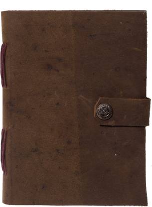 Rjkart Handmade Classic Design Leather Notebook Writing Diary A5 Diary Unruled 150 Pages