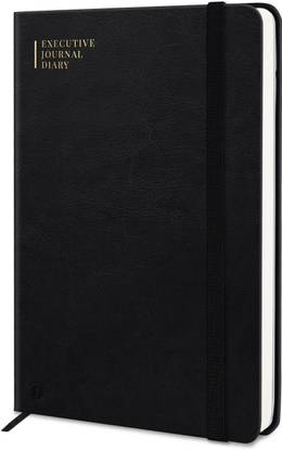 Jhingalala Leather Notebook Diary with Elastic Lock I Executive Notebook Journal Diary A5 Diary Ruled 192 Pages