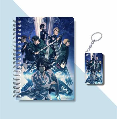 craft maniacs ATTACK ON TITANS COLLECTION A5 Diary RULED 160 Pages