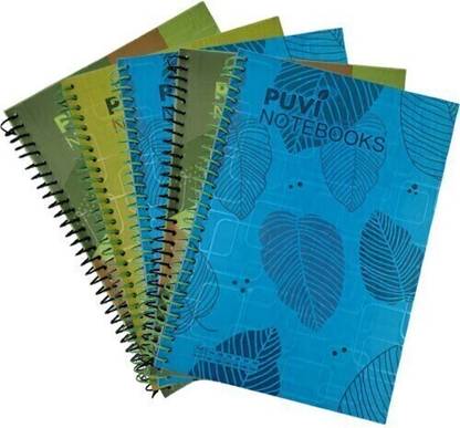 Puvi SPIRAL NOTEBOOK A4 Notebook Ruled 250 Pages