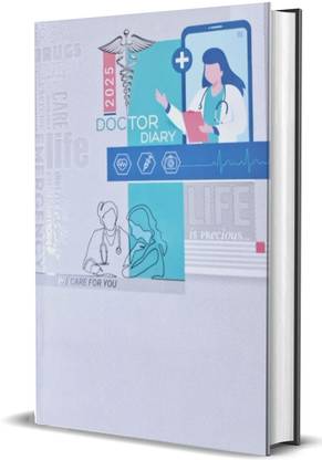 Greeshma Doctor's Diary ( Good health is true wealth ) Regular Diary 2025 Single Rule 364 Pages