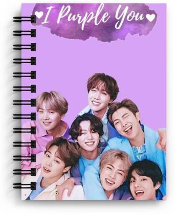 craft maniacs BTS 2023 NEW DIARY COLLECTION A5 Notebook RULED 160 Pages