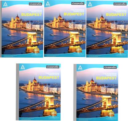 Classmate Unruled Notebooks, Exercise Book, 140 Pages, 29.7x21 CM, Soft cover notebook A4 Notebook unruld 140 Pages