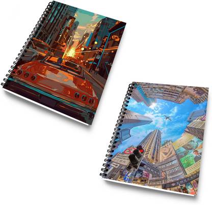 DI-KRAFT Diary Combo Pack | Printed Diary combo Pack | BTS New Collection A5 Diary Unruled 120 Pages