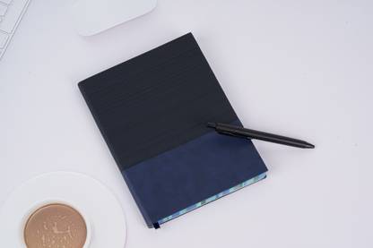 Erminio Palamino "Sleek & Lightweight", Very Handy, Compact size | New Year Journal A5 Notebook Ruled 192 Pages