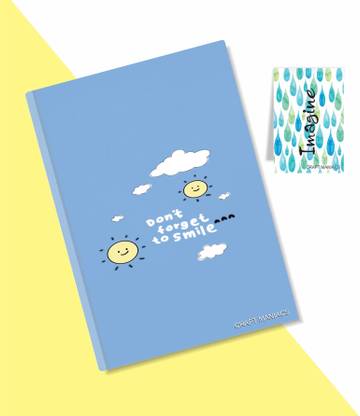 craft maniacs A5 UNRULED SOFT BOUND COLLECTION A5 Diary UNRULED 120 Pages