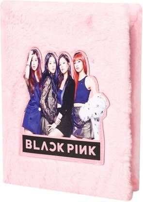 KUMARBROTHERSABSD Soft Black Pink Diary For Girls Notebook For Girls , Kids Trendy Diary BTS Diary A5 Diary Ruled 80 Pages