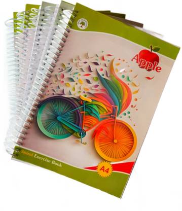 Aditya and krishna copy Spiral binding A4 Notebook Rulled 500 Pages