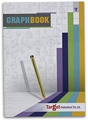 Target Publications Graph Book | A4 Size 56 Pages | Soft Cover | Numbered Pages and Ruled Margin Regular Notebook Ruled Book 56 Pages