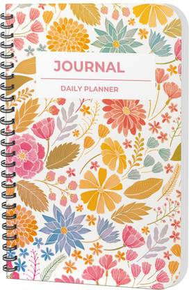 AccuPrints Daily Planner A5 Planner Ruled 176 Pages