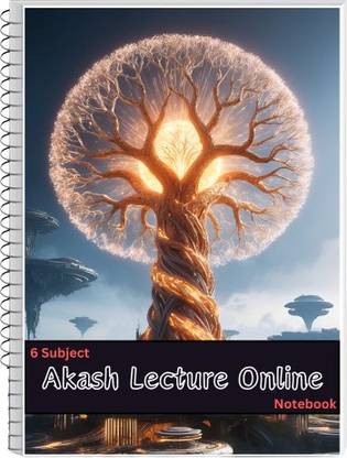 Akash Lecture Online Notebook Akash Lecture Online premium A4 Note Book Unruled 200 Pages