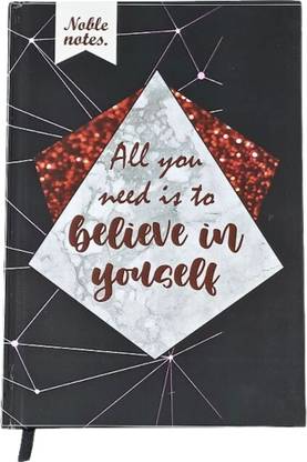 CRAFTOPIX Notebook A5 Diary Ruled 192 Pages