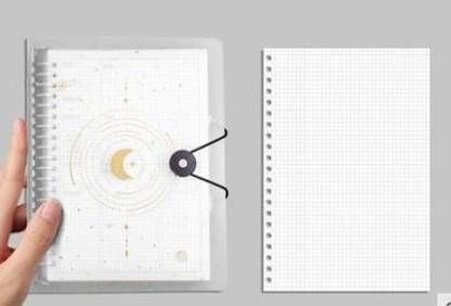 Lyla A4 B5 A5 loose leaf grid lined notebook Assorted Journal Ruled 120 Pages