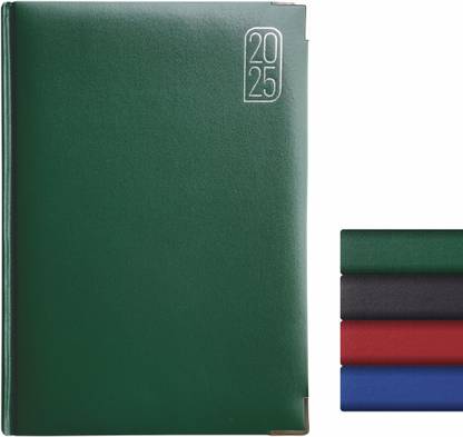 Aupam Fash 2025 Diary with Dates, Daily Planner for Monday -Friday and Saturday-Sunday A5 Diary in one Page with Monthly Calendar, January to December 365 Days , 80 GSM 400 Pages