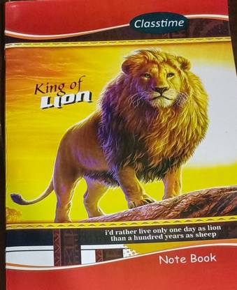 Classtime Long Book Book-size Notebook Ruled 224 Pages