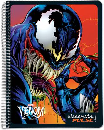 Classmate Venom Themed | Pulse A4 Notebook Unruled 300 Pages