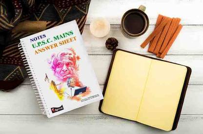 SPIRREL UPSC SPIRAL Mains Answer Writing Civil exam Booklet 70gsm A4 Notebook TRANSPARENT COVER 300 Pages