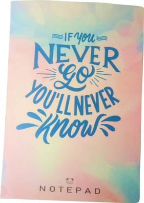 Shashiv Everyday notes A5 Notebook Unruled 40 Pages