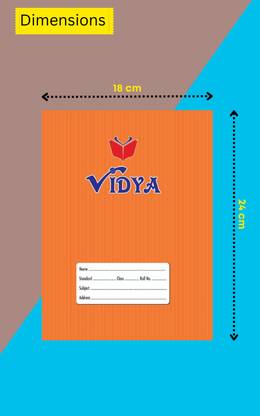 vidya NEW Regular Notebook SINGLE RULE 160 Pages