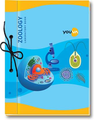 NAVNEET Youva Hard Bound Zoology Laboratory Book 21x28.5 cm Unruled 58 Pages Regular Notebook Unruled 58 Pages