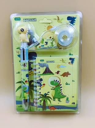 Paper Bear Dinosaur Regular Diary Designer 80 Pages