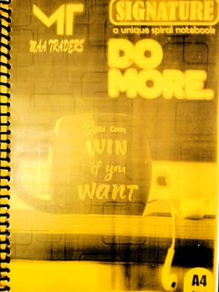 MAATRADERS signature notebook A4 Notebook Ruled 300 Pages