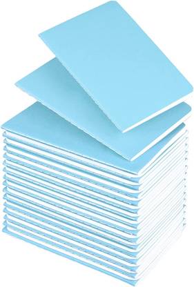 TWONE Mini Notebooks Bulk 36 Pack small Journal Notepads-turquoise Cover for Kids A6 Notebook Blank 60 Pages