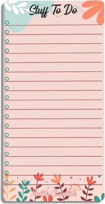 Naitik Creation Stuff To Do List Board Regular Planner/Organizer Unruled 1 Pages