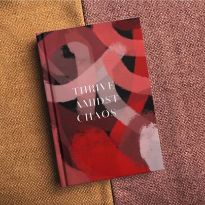 JOTANDGROW Thrive Amidst Chaos: Planner & Meeting Diary with Time-Saving Frameworks A5 Journal Ruled 192 Pages