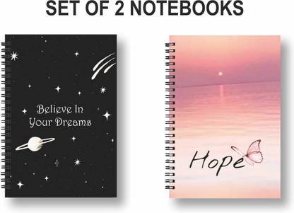 ROT RIX combo of 2 Notebooks A5 Diary Ruled 144 Pages