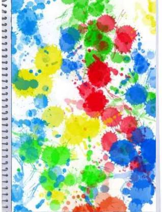 Resnic Plain Page A4 Spiral Notebook Unruled A4 Notebook Unruled 200 Pages