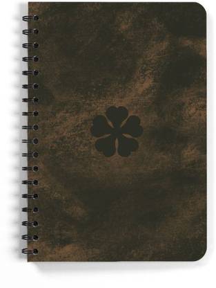 ComicSense Black Clover Anime Asta Five Leaf Clover A5 Notebook Unruled 120 Pages