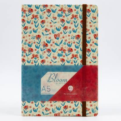 comma Bloom Series A5 Notebook Ruled 160 Pages