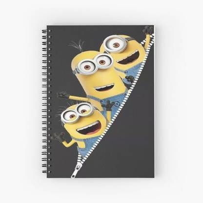 craft maniacs MINION COLLECTION A5 Notebook RULED 160 Pages