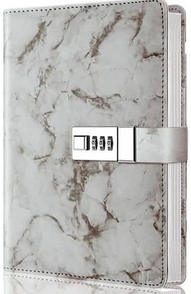 SVULINT Waterproof Diary with Lock for Girls, Refillable Locking Diary with A5 Diary Running 200 Pages