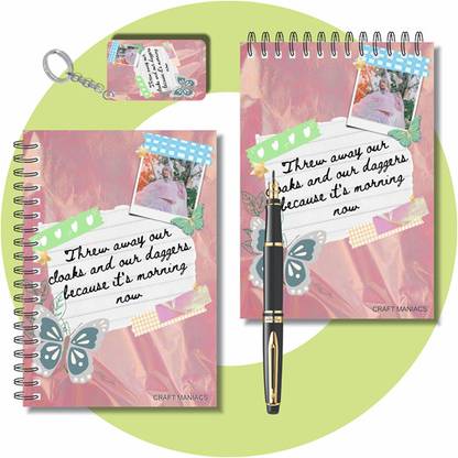 craft maniacs TAYLOR SWIFT A6 COLLECTION A6 Notebook Unruled 120 Pages