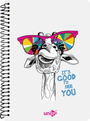 UNIGO Notebook A4 Notebook Unruled / Plain 300 Pages